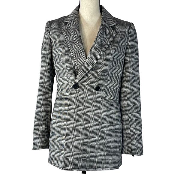 Calvin Klein SZ 4 Blazer Jacket Slim Fit Button Closure Long Sleeve Pocket Women - Picture 1 of 12